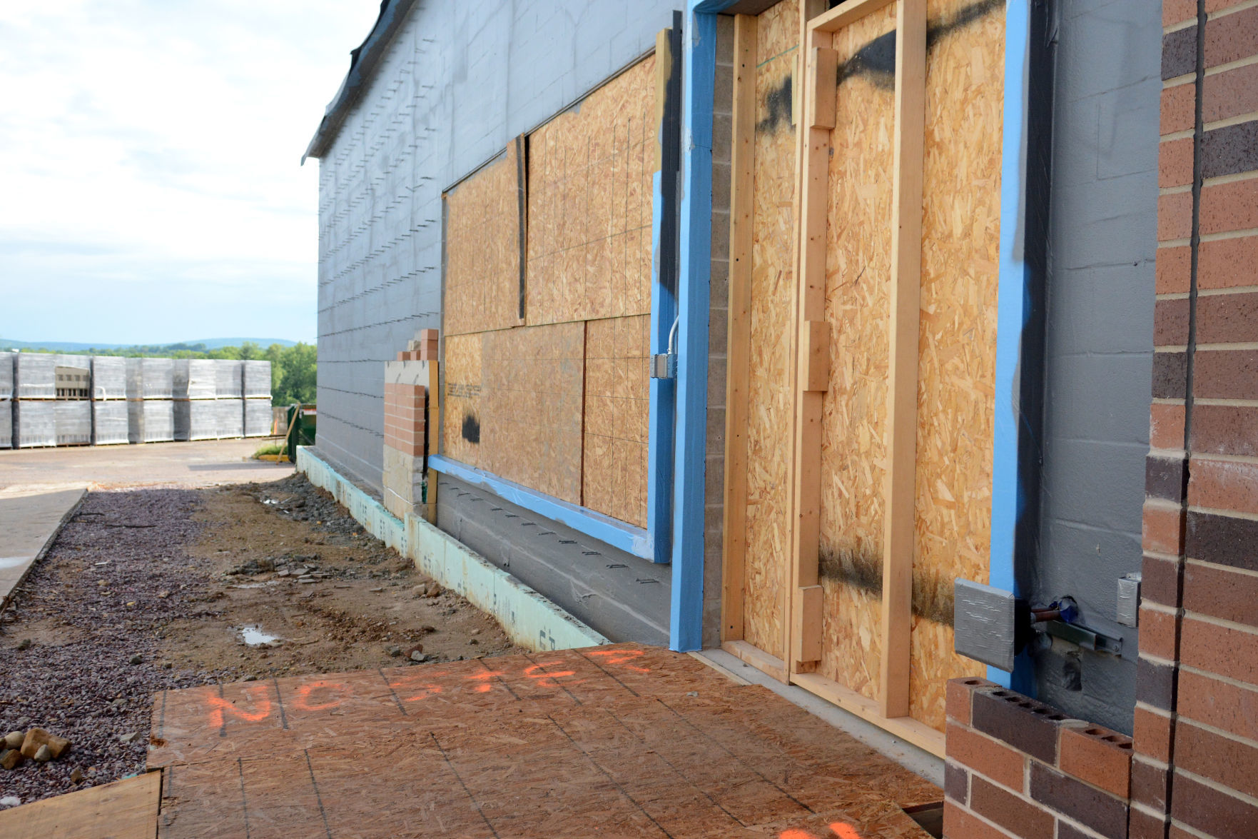 Baraboo middle school construction tour, June 23, 2020